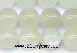 CMS2156 15 inches 10mm round white moonstone beads