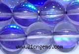CMS2184 15 inches 6mm, 8mm, 10mm & 12mm round synthetic moonstone beads