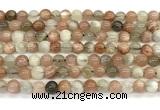 CMS2266 15 inches 6mm round rainbow moonstone beads wholesale