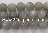 CMS306 15.5 inches 11mm round natural grey moonstone beads wholesale