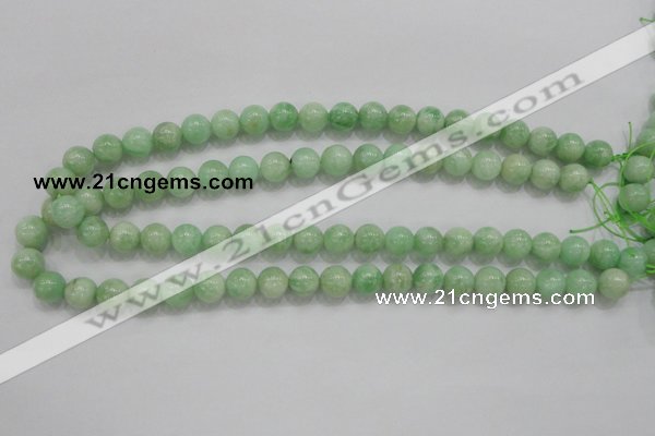 CMS404 15.5 inches 10mm round green moonstone beads wholesale