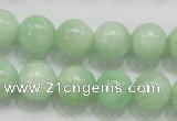 CMS405 15.5 inches 12mm round green moonstone beads wholesale