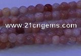 CMS501 15.5 inches 4mm round moonstone beads wholesale