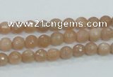 CMS58 15.5 inches 6mm faceted round moonstone gemstone beads