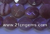 CMS590 15.5 inches 12mm faceted coin moonstone gemstone beads