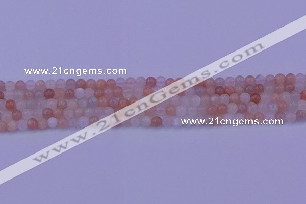 CMS620 15.5 inches 4mm round rainbow moonstone beads wholesale