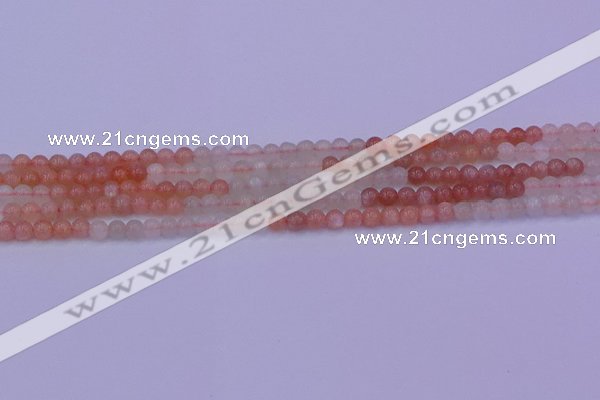 CMS630 15.5 inches 4mm round rainbow moonstone gemstone beads