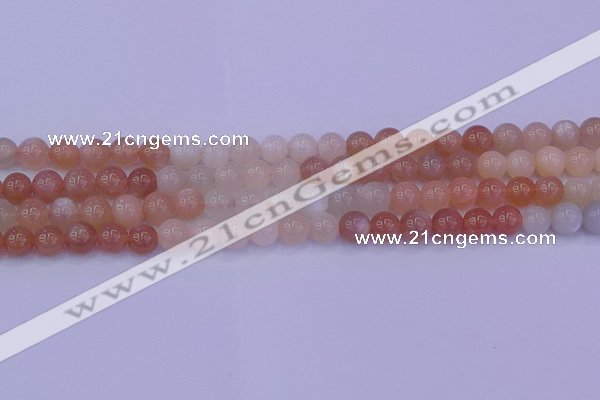 CMS632 15.5 inches 8mm round rainbow moonstone gemstone beads