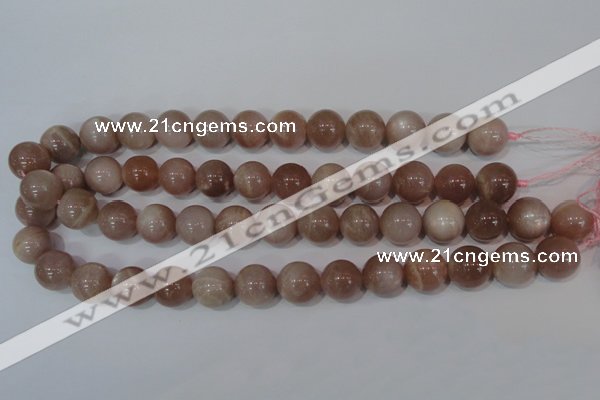 CMS757 15.5 inches 15mm round natural moonstone beads wholesale