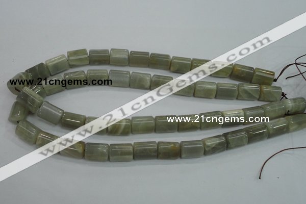 CMS78 15.5 inches faceted column 10*14mm moonstone gemstone beads