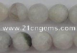 CMS802 15.5 inches 8mm faceted round white moonstone beads