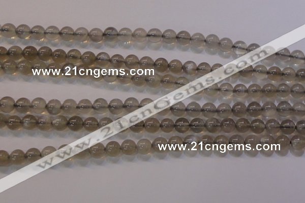 CMS851 15.5 inches 6mm round natural black moonstone beads