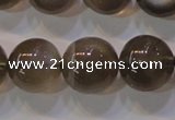 CMS854 15.5 inches 12mm round natural black moonstone beads