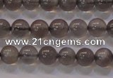 CMS858 15.5 inches 6mm round A grade natural black moonstone beads