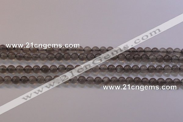 CMS858 15.5 inches 6mm round A grade natural black moonstone beads