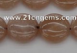 CMS959 15.5 inches 14mm flat round A grade moonstone beads