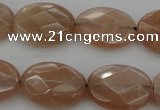 CMS967 15.5 inches 12*16mm faceted oval A grade moonstone beads