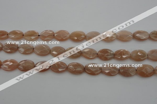 CMS967 15.5 inches 12*16mm faceted oval A grade moonstone beads