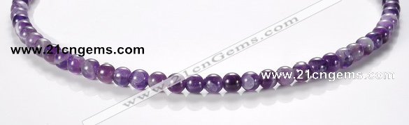 CNA01 6mm round AB grade natural amethyst quartz beads Wholesale