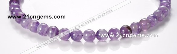 CNA03 10mm round AB grade natural amethyst quartz bead Wholesale