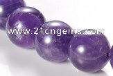 CNA06 AB grade natural amethyst 16mm round quartz bead Wholesale