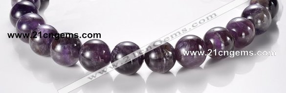 CNA07 AB grade natural amethyst 18mm round quartz bead Wholesale