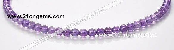 CNA10 6mm round A+ grade natural amethyst quartz beads Wholesale