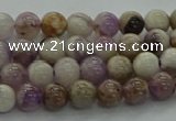 CNA1001 15.5 inches 6mm round dogtooth amethyst beads wholesale