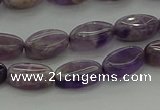 CNA1035 15.5 inches 6*10mm oval dogtooth amethyst beads wholesale