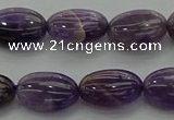 CNA1037 15.5 inches 10*14mm oval dogtooth amethyst beads wholesale