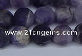 CNA1063 15.5 inches 10mm round matte dogtooth amethyst beads