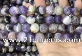 CNA1086 15.5 inches 14mm round dogtooth amethyst beads wholesale