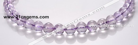 CNA11 10mm round A- grade natural amethyst beads Wholesale