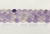 CNA1125 15.5 inches 14mm flat round natural lavender amethyst beads