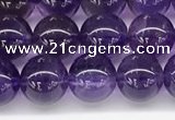 CNA1151 15.5 inches 6mm round natural amethyst gemstone beads