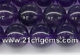 CNA1152 15.5 inches 8mm round natural amethyst gemstone beads