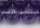 CNA1154 15.5 inches 12mm round natural amethyst gemstone beads