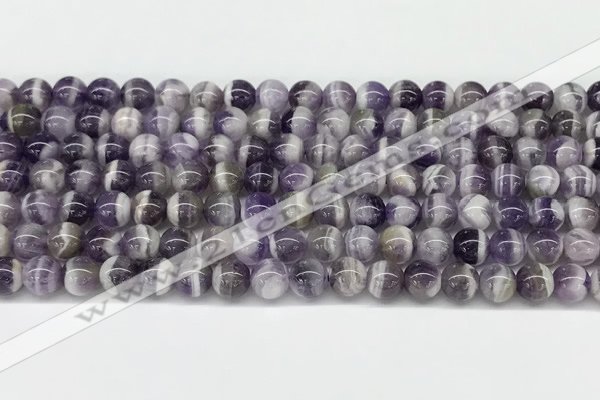 CNA1155 15.5 inches 6mm round natural dogtooth amethyst beads