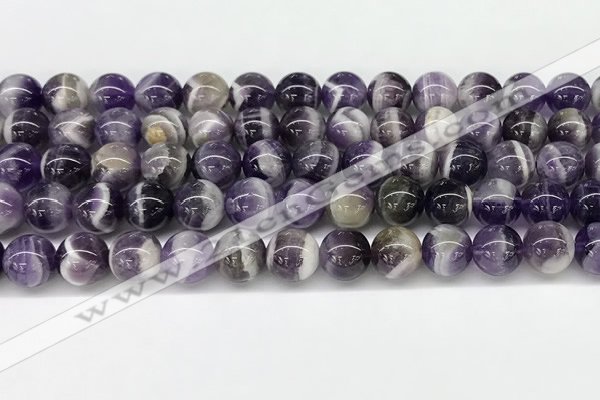 CNA1157 15.5 inches 10mm round natural dogtooth amethyst beads