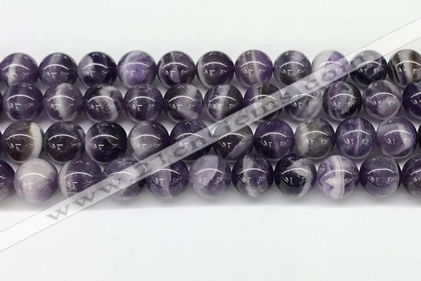 CNA1158 15.5 inches 12mm round natural dogtooth amethyst beads