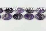 CNA1194 15.5 inches 25*35mm oval amethyst beads wholesale