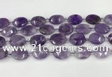 CNA1201 15.5 inches 15*20mm faceted oval amethyst beads