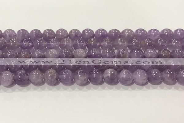 CNA1232 15.5 inches 10mm round lavender amethyst gemstone beads