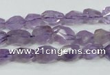 CNA200 15.5 inches 8*14mm faceted nugget natural amethyst beads