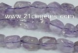 CNA201 15.5 inches 10*14mm faceted nugget natural amethyst beads