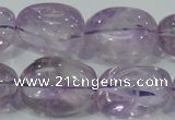 CNA204 15.5 inches 18*25mm nugget natural amethyst beads