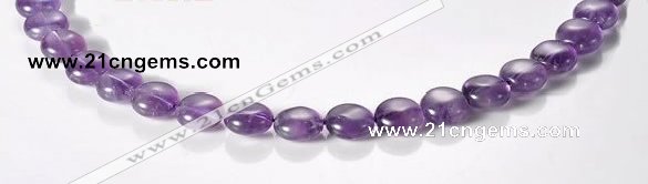 CNA24 10mm flat round A- grade natural amethyst beads Wholesale