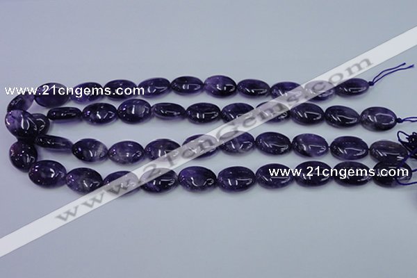 CNA276 15.5 inches 13*18mm oval natural amethyst beads wholesale