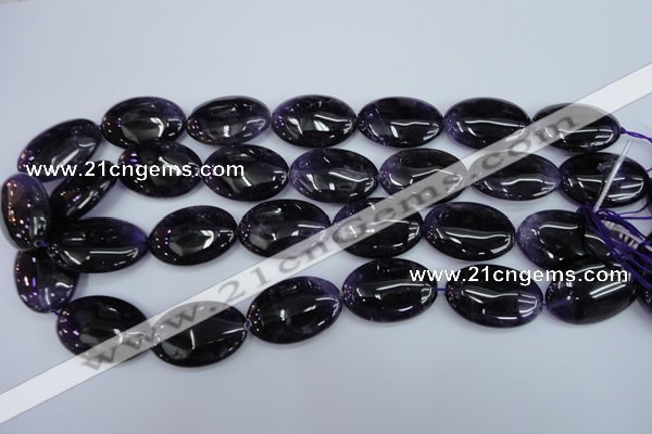 CNA296 15.5 inches 20*30mm oval A grade natural amethyst beads