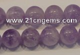 CNA302 15.5 inches 12mm round natural lavender amethyst beads